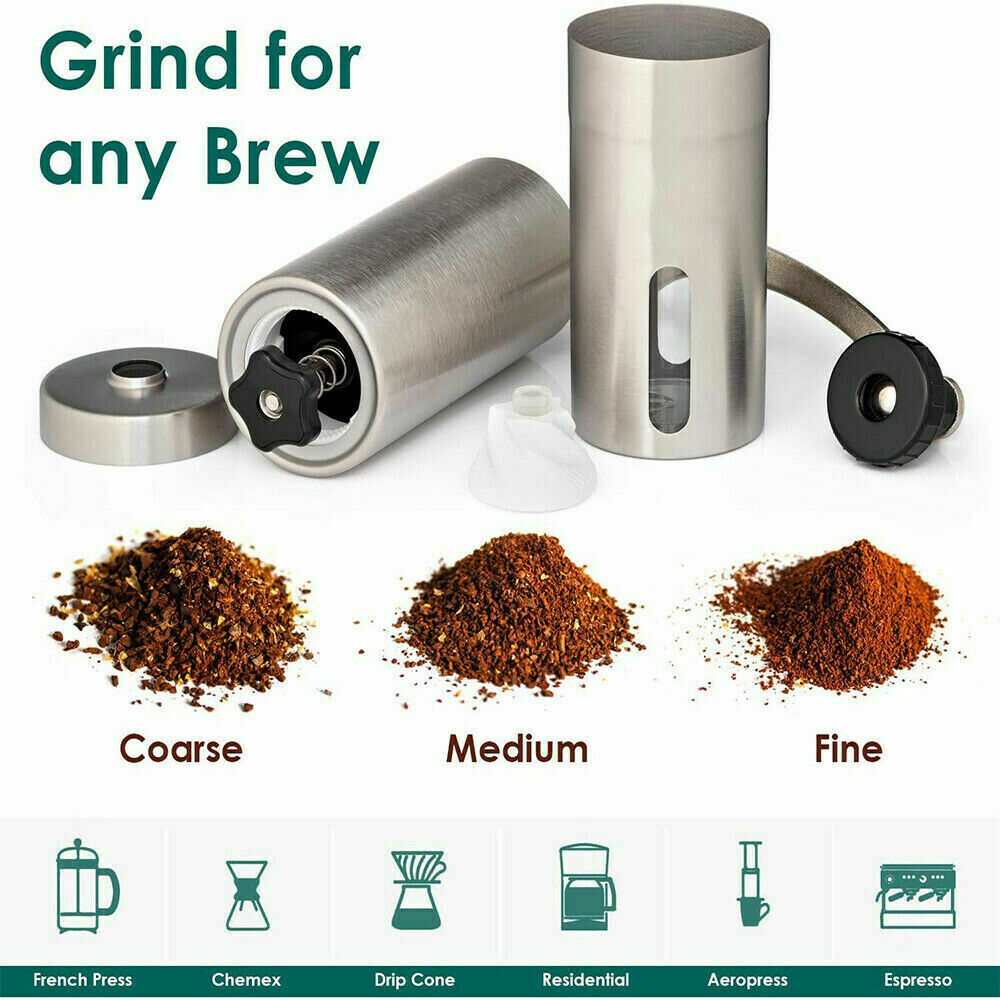 Crafista GrindPro™ – Portable Manual Coffee Grinder